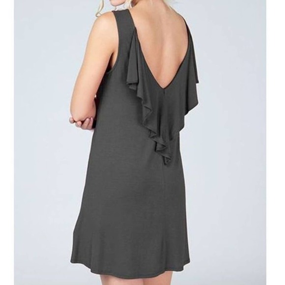 Eccentric Giraffe Dresses & Skirts - Classic and Modern Swing Dress Ruffle V Back
